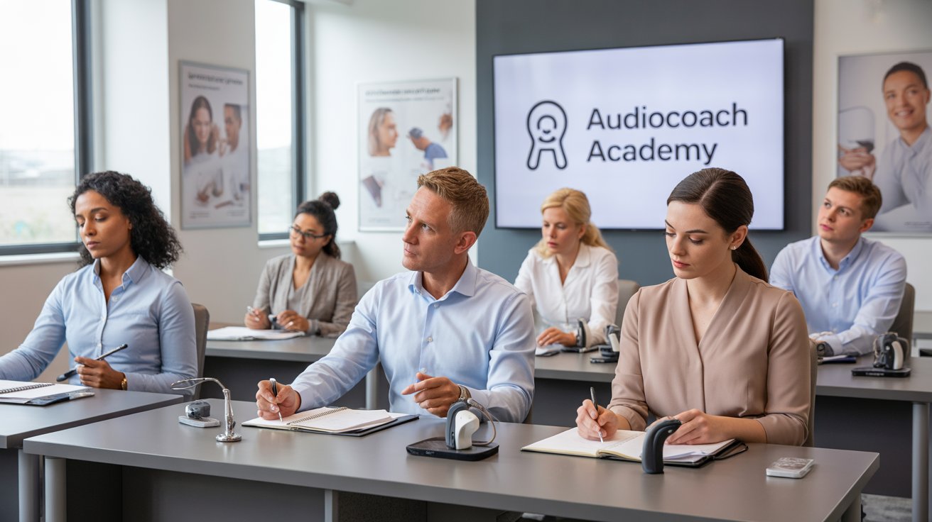 Audioprotesista al lavoro